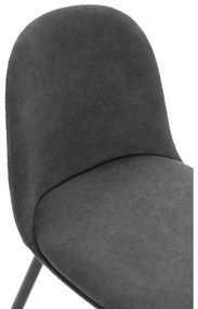 Scaune de dining gri-închis 4 buc. Malila – Marckeric