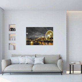 Tablou carusel în amurg (90x60 cm)