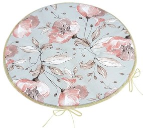 Bellatex Perna Adéla rotundă netedă Lilie somon,gri 40 x 40 cm