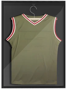 Cadru HOMCOM T-frame pentru tricou in aluminiu si acrilic cu protectie UV, 60 x 80 cm | Aosom Romania