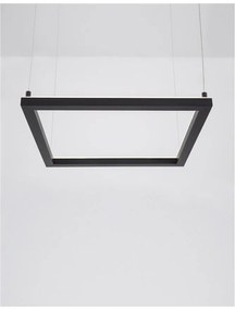 Lustra suspendata LED dimabila design modern ETERNA negru NVL-9990736