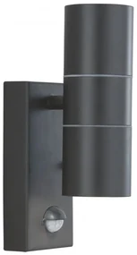 Aplica perete exterior cu senzor de miscare Up and Down 7008-2BK-LED SRT