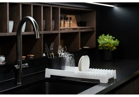 Scurgător de vase alb Vialli Design Livio Duo