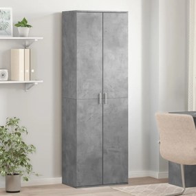 vidaXL Dulap înalt, gri beton, 60x35x180 cm, lemn prelucrat