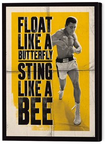 Tablou pe pânză Muhammad Ali - Float Like a Butterfly