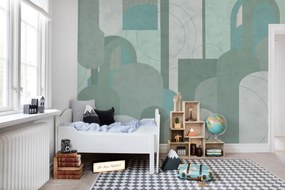 Fototapet, Lovely Arches, Green, Rebel Walls