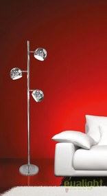 Lampadar modern design metalic cromat Trinton