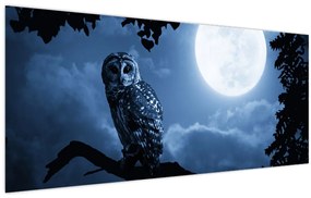 Tablou - Bufnița de noapte (120x50 cm)