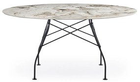 Masa de sufragerie GLOSSY XXL, varianta multipla - Kartell Culoare: Tundra naturală / Negru