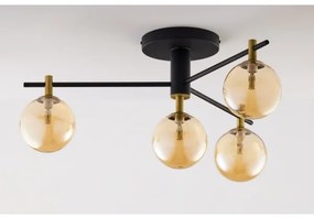 Lustră aplicată Jupiter 2031 FIGARO 4xG9/10W/230V negru/auriu/bej