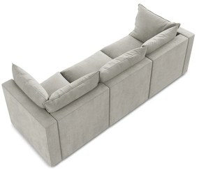 Canapea gri deschis 255 cm Manao – Makamii