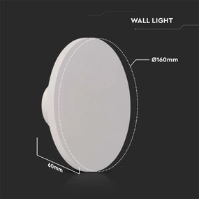Aplică LED de exterior LED/12W/230V 3000K IP65 alb