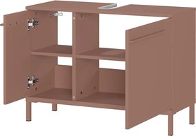 Dulap sub chiuvetă maro cu aspect mat 80x59 cm Laurino – Germania