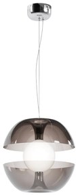 Pendul LED, lustra design modern Rebel crom