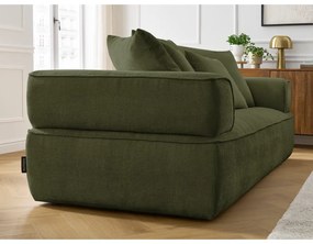 Canapea verde cu tapițerie din chenille 237 cm Whesley – Bobochic Paris