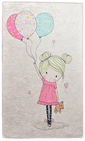 Covor antiderapant pentru copii Conceptum Hypnose Little Girl, 140 x 190 cm