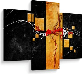 Tablou abstract - Dansatoare (90x60 cm)