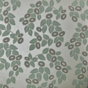 Tapet Rosetta, Neo Mint Green Luxury Leaf, 1838 Wallcoverings, 5.3mp / rola