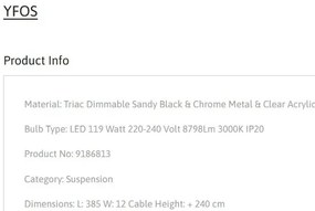 Lustra LED suspendata, deosebita design lux YFOS
