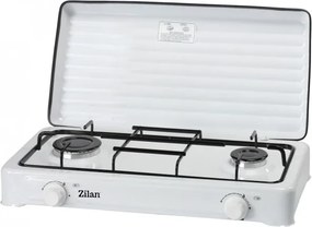 Aragaz 2 ochiuri ZILAN ZLN0025A, culoare alb utilizare numai GPL butelie,