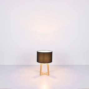 Globo 21621B - Lampă de masă MORITZ 1xE14/40W/230V negru