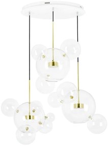 Lustra cu 3 pendule LED design modern Boliccine