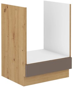 Dulap inferior de bucătărie deasupra cuptorului Barb 60 D GAZ BB (stejar artisan + trufă). 1044938
