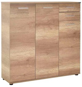 Pantofar Adore Trendline, 3 usi si 2 sertare, 10 rafturi, 108 x 108 x 35 cm
