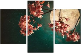 Tablou - Sakura în luna plină (90x60 cm)