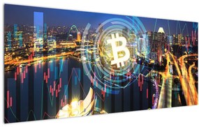 Tablou - Orașul investițiilor (120x50 cm)