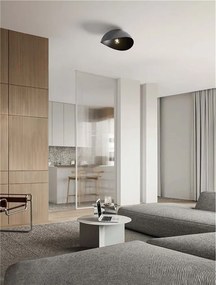 Lustra aplicata design decorativ OPSI negru D-40cm