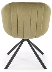 Scaun rotativ K533 stofa olive