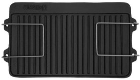 Placa grill fonta pura, cu manere, 44x24x2 cm Kinghoff KH1262