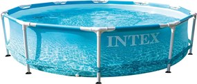 INTEX Piscină cu cadru metalic Beachside, 305x76 cm
