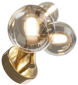 Aplica perete moderna design deosebit Dallas 3 auriu