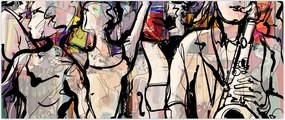 Tablou - Seara de jazz (120x50 cm)