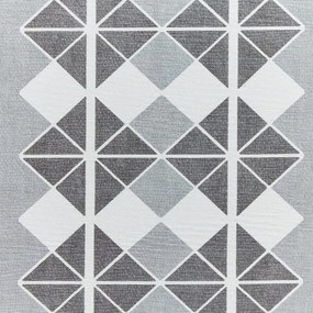 Covor tip traversă gri lavabil 76x230 cm Victoria Dark – Think Rugs
