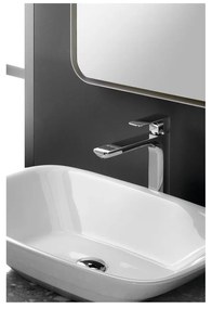 Baterie argintiu-lucios pentru chiuvetă înaltă Spy – Sapho