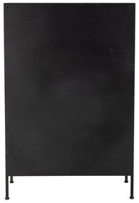 Comodă neagră/maro din metal 60,5x92x33,5 cm Matteo – Bloomingville