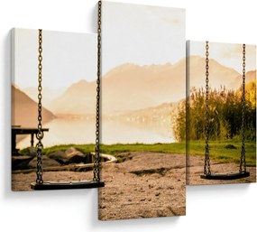 Tablou - balansoar în natură (90x60 cm)