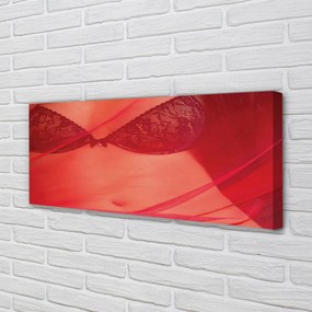 Tablouri canvas Femeia în roșu tul