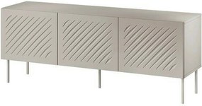 Comoda TV SIENA, bej, PAL laminat/metal, 151x40x60 cm