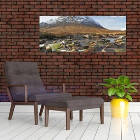 Tablou - Munte cu râu (120x50 cm)