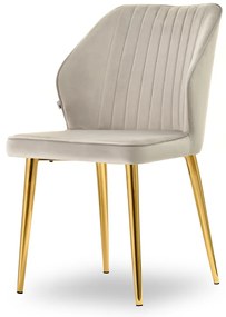 Scaun Greta K (bej + auriu). Promo -14%. 1111058
