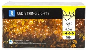 Lanț LED decorativ de exterior 250xLED/10m IP44 alb cald Aigostar