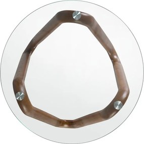 Masuta de cafea design modern Walnut Round