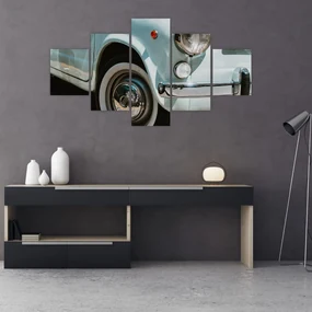 Tablou - mașina retro Fiat (125x70 cm), în 40 de alte dimensiuni noi
