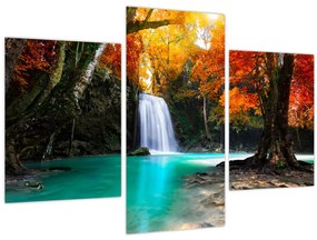 Tablou - Laguna de Smarald (90x60 cm)