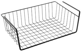 Coș suplimentar de bucătărie, de agățat, din oțel inoxidabil 26x40 cm Kanguro – Metaltex