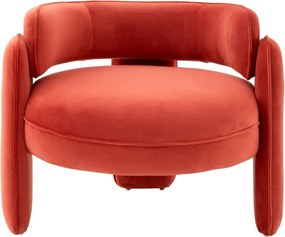 Scaun modern design LUX Chaplin, Savona orange